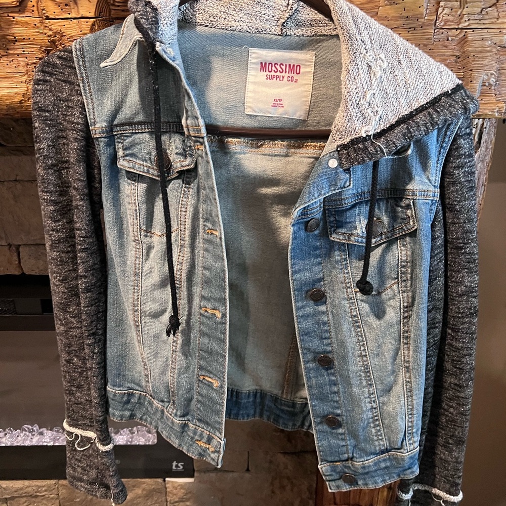 Mossimo Denim and Knit Jacket